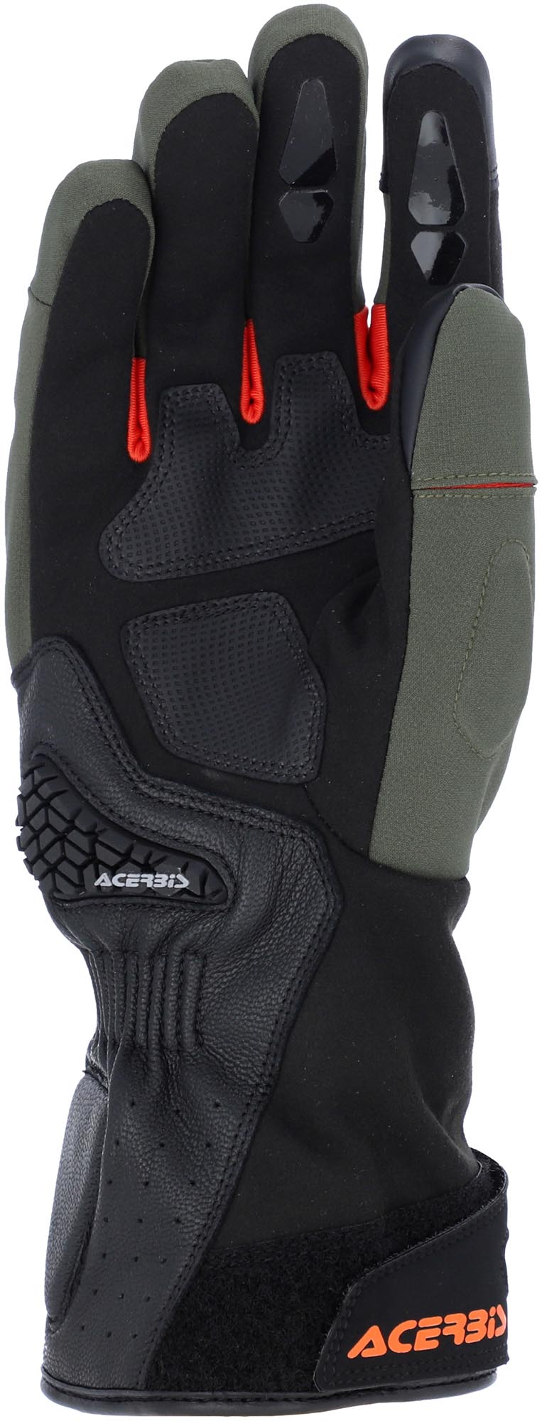 Acerbis Crossover WP waterdichte dames motorhandschoenen zwart/groen 3XL Figuur 3