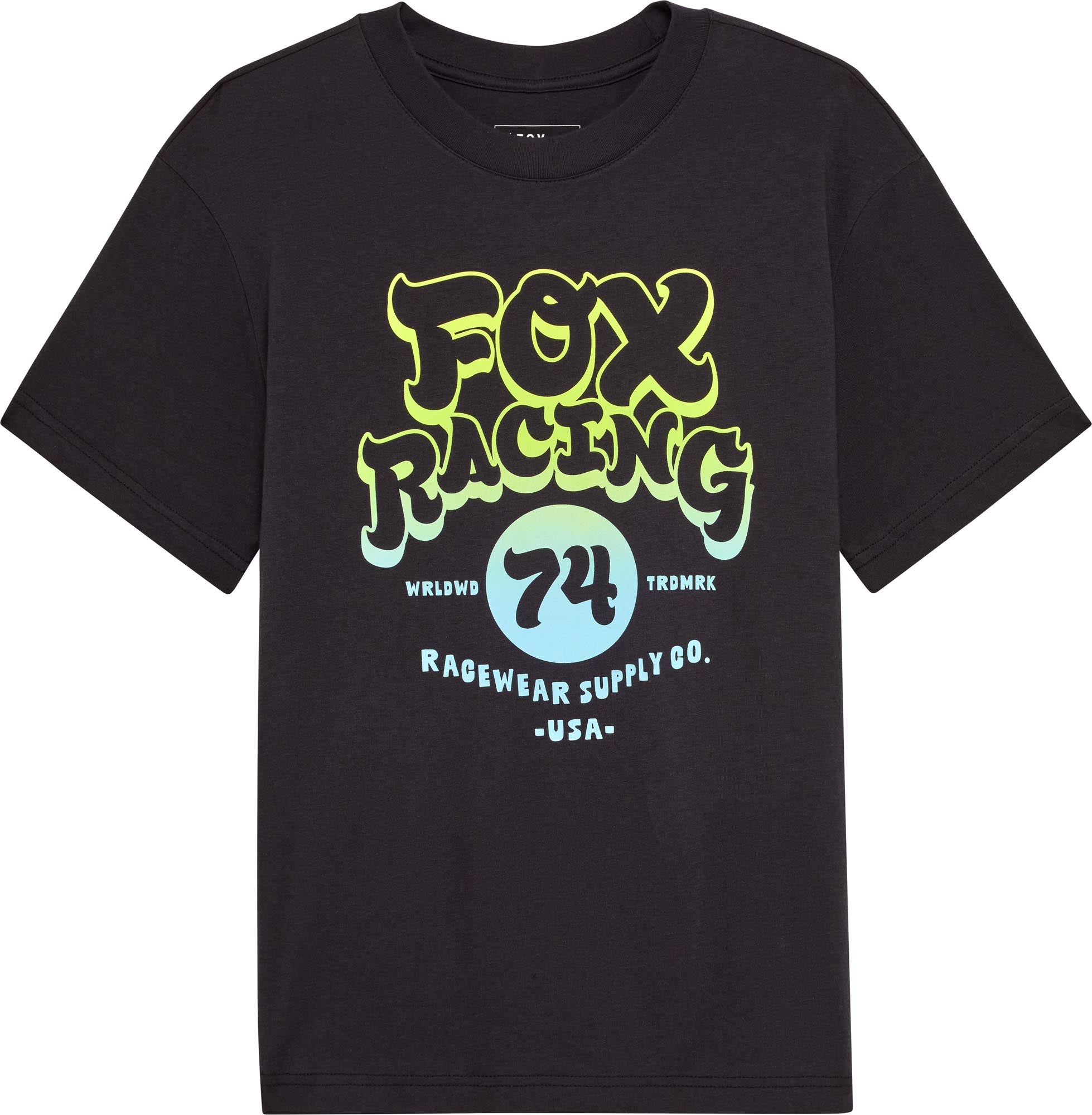 FOX Racewear Camiseta de mujer negro/verde L Figura 1