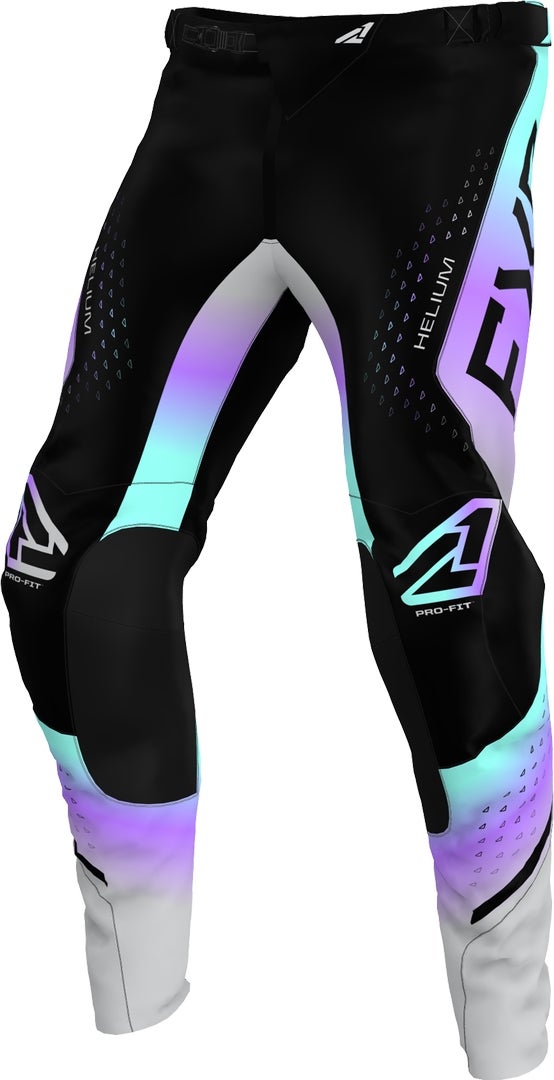 FXR Helium 2023 Motocross bukser sort/lilla 34 Figur 1