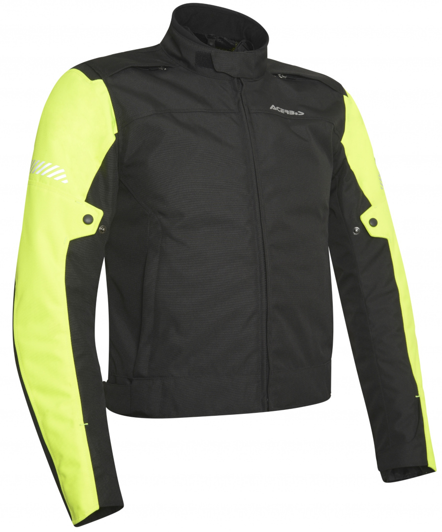 Acerbis Discovery Ghibly Motorcycle Textile Jacket black/neon-yellow 3XL Figure 1