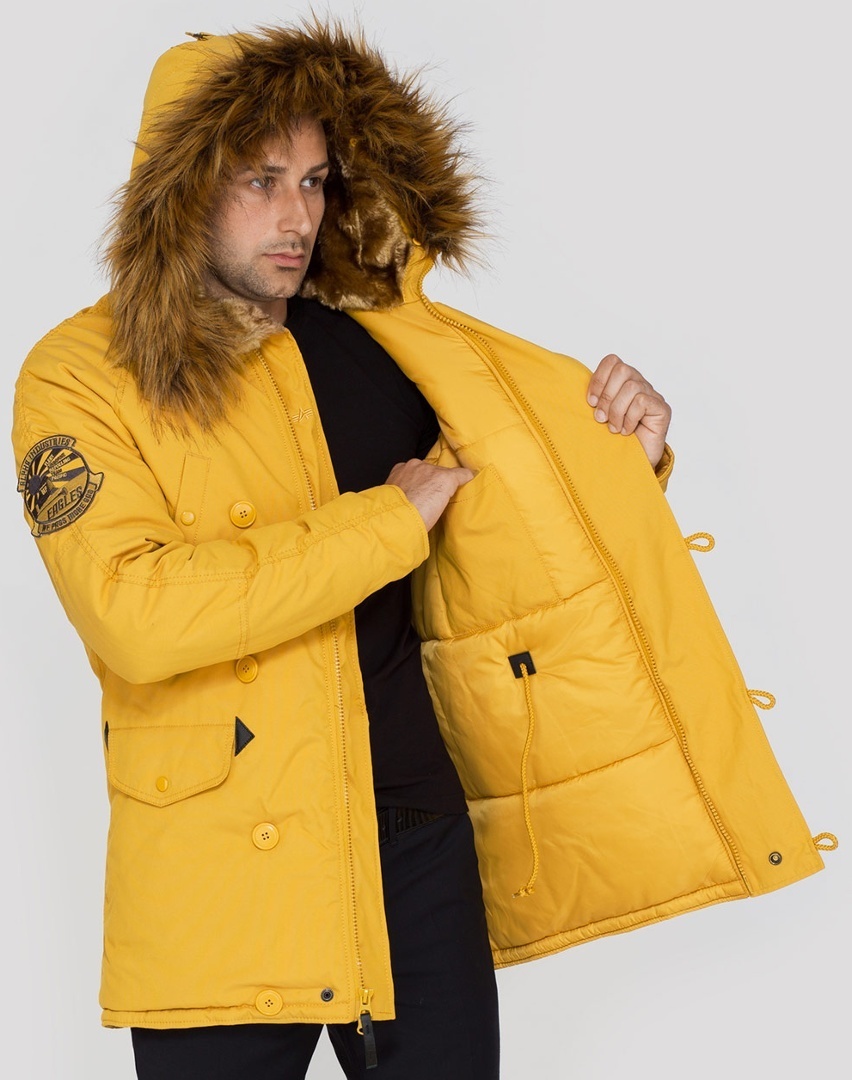 Alpha Industries Explorer Bunda žlutá M Obrázek 2