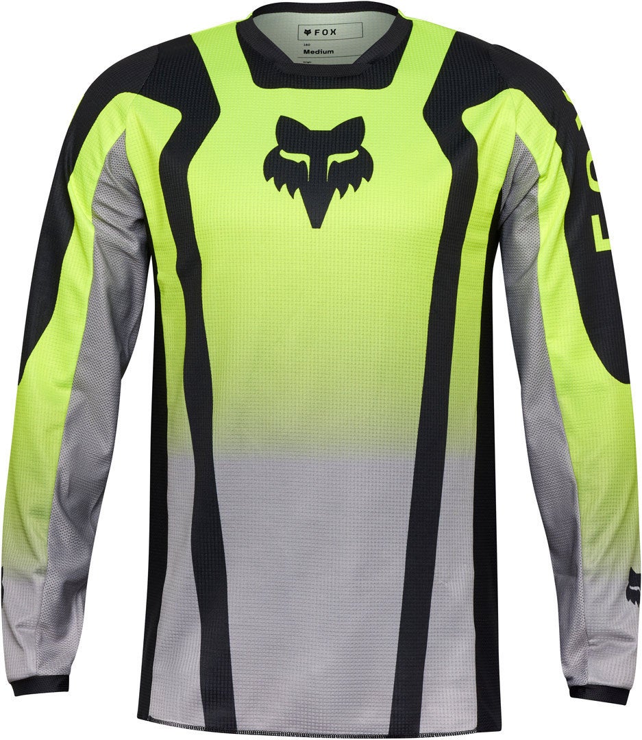 Fox Men's Yellow 180 Lean Motocross Jersey