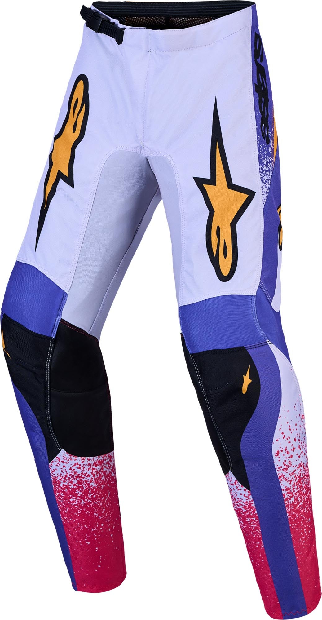 Alpinestars Fluid Drag Jugend Motocross Hose lila/gelb/pink 24 Abbildung 1