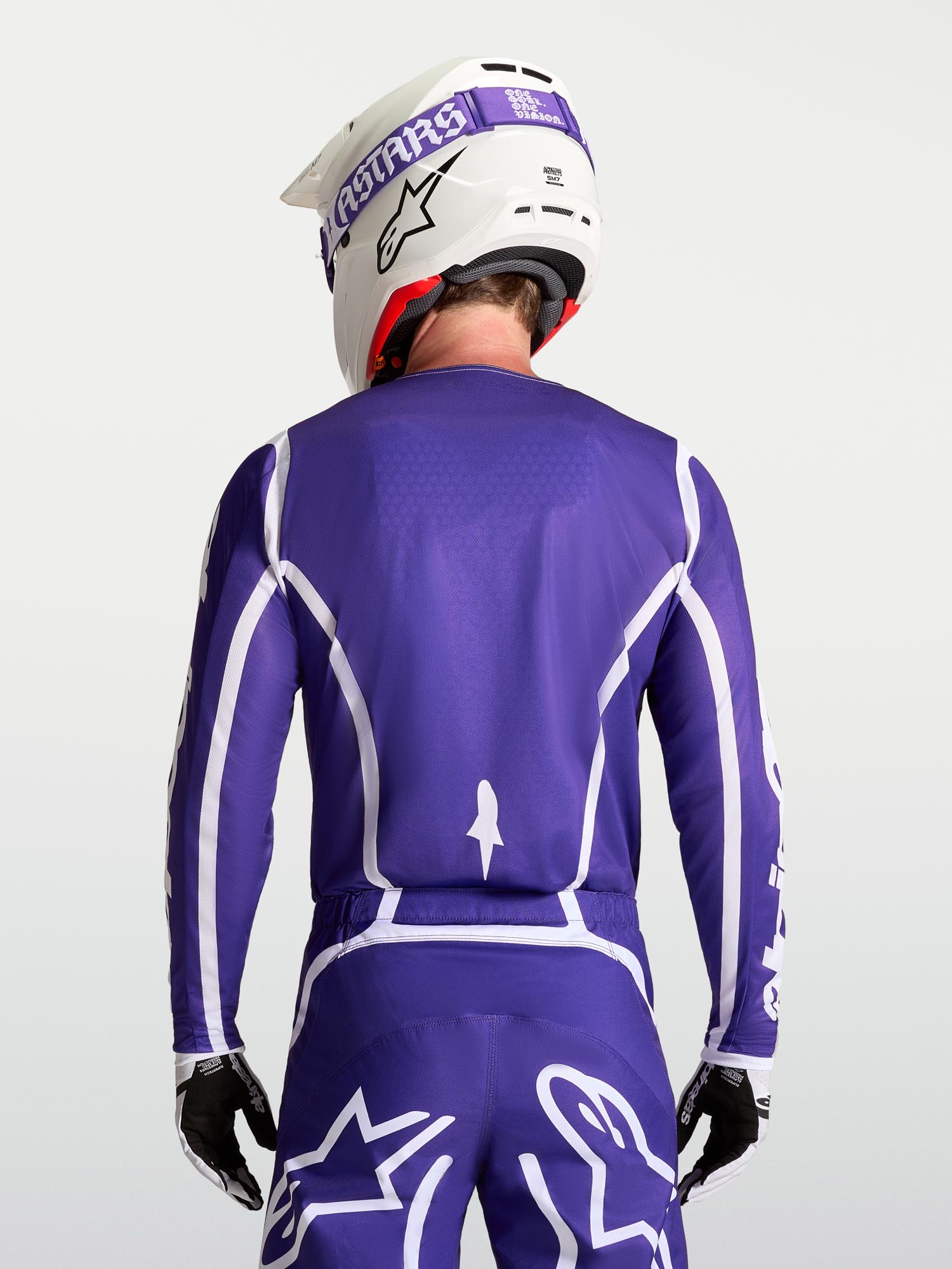 Alpinestars Fluid Apex V2 Motokrosový dres modrobílá S Obrázek 11