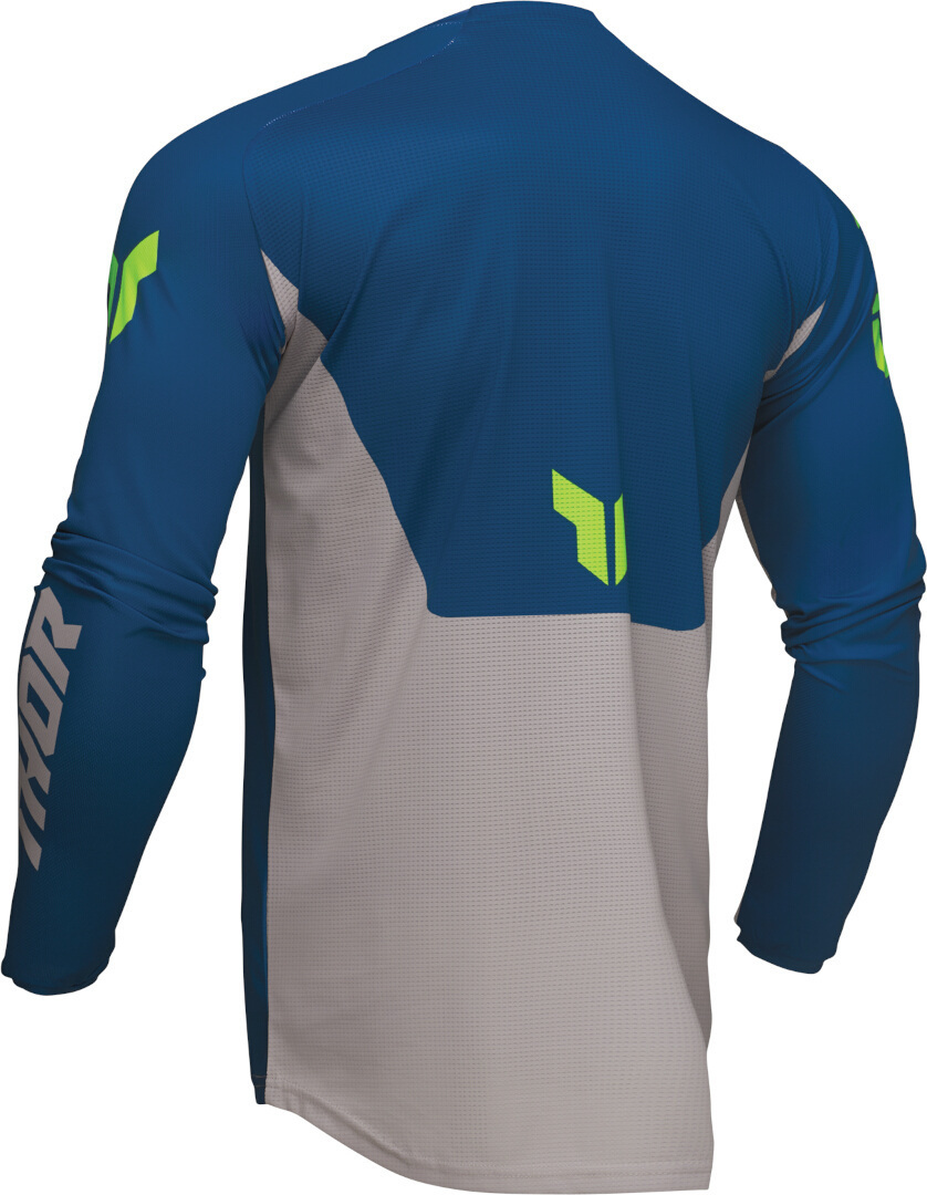 Thor Launchmode Forge Motocross Jersey blue/grey 3XL Figure 4