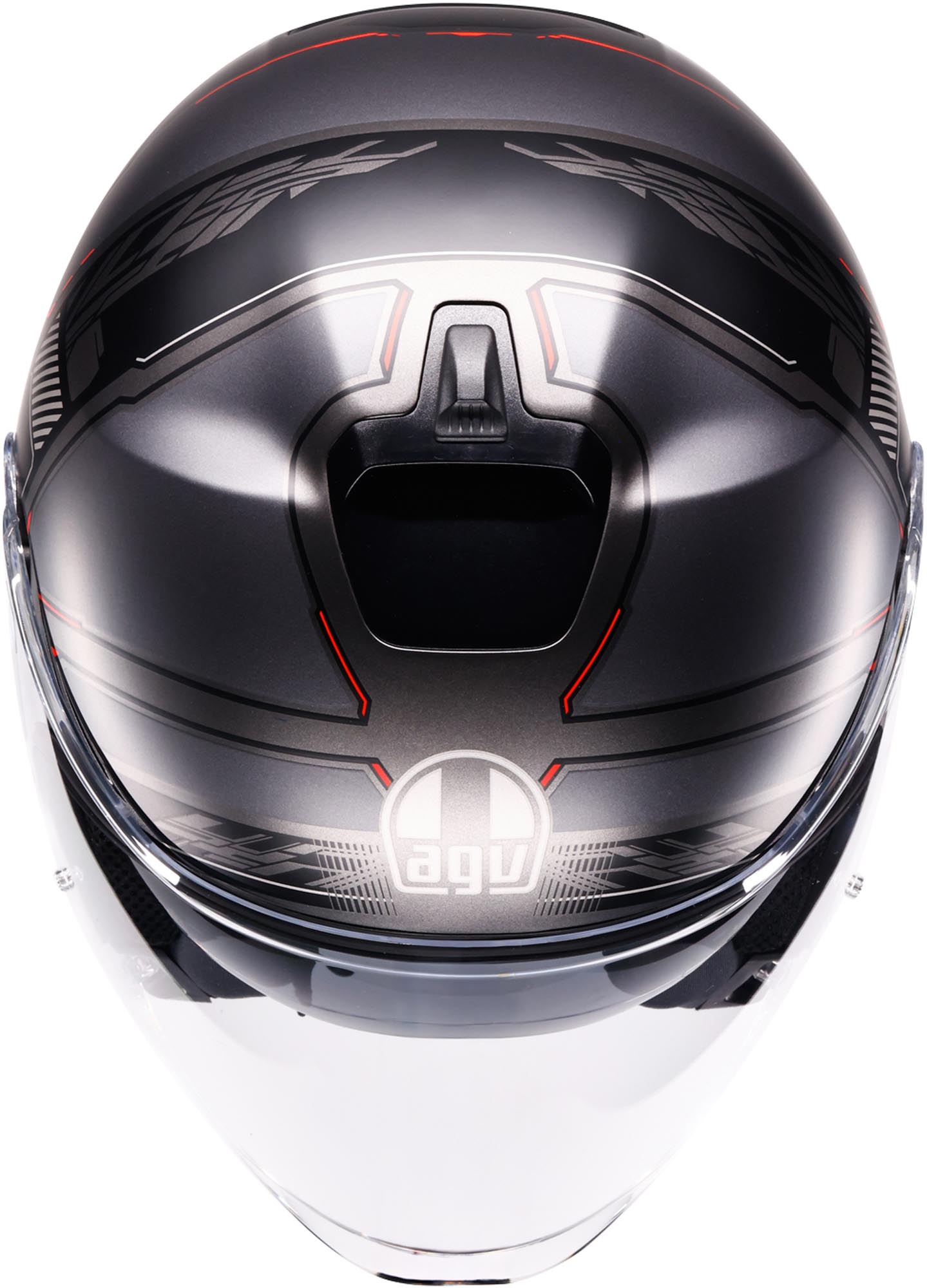 AGV Irides Zagabria Casco jet Gris mate/rojo M (57/58) Figura 7