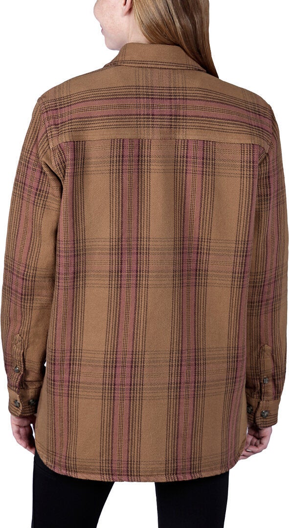 Carhartt Loose Fit Heavyweight Twill Camicia da donna marrone XL Figura 4