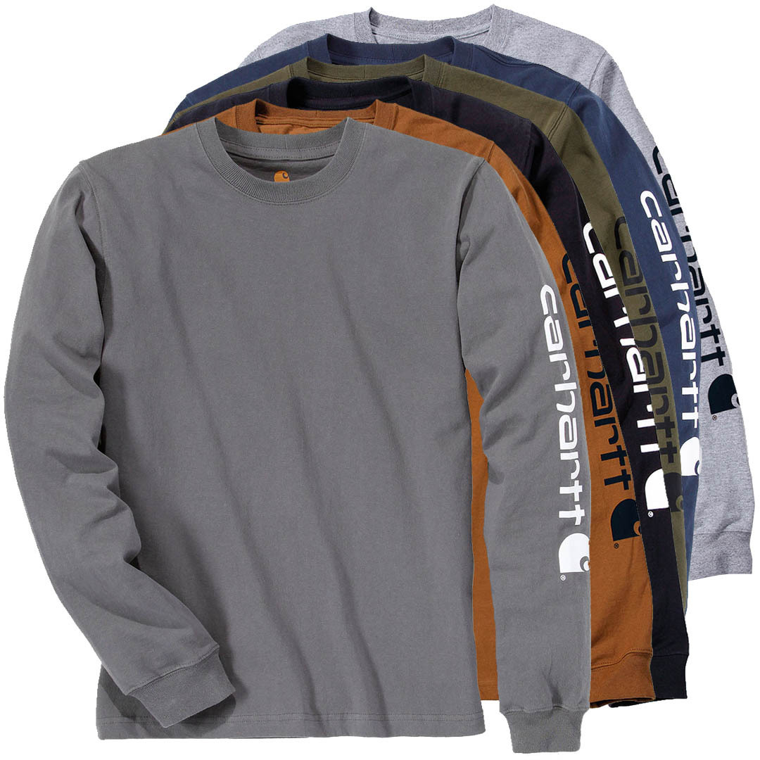 Carhartt Logo Mânecă lungă Articolul principal Figura 1 Carhartt Logo Mânecă lungă Articolul principal Figura 1