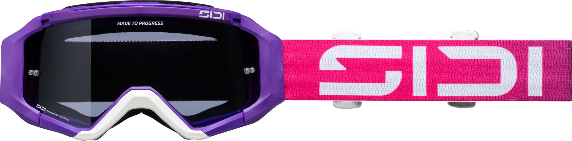 Sidi Gravix Smoke Motocross-lasit vaaleanpunainen/violetti Kuva 1