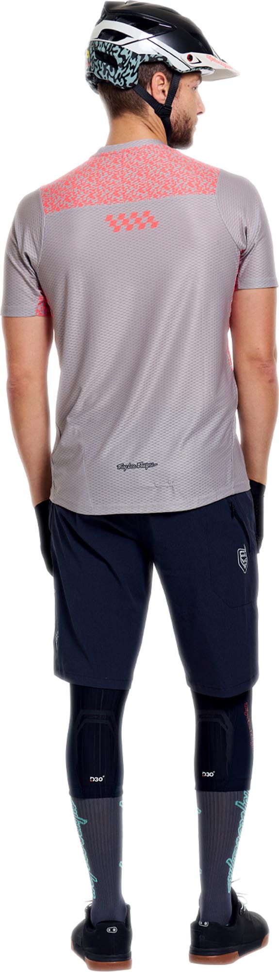 Troy Lee Designs Skyline Pro Air Ridgeline Short Sleeve Bicycle Jersey light grey M Figure 12