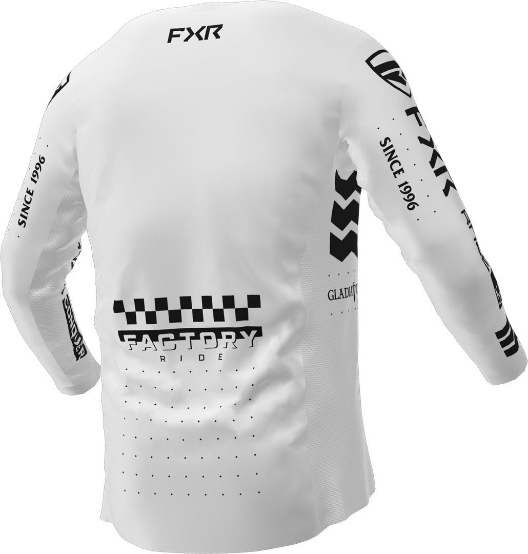 FXR Podium Gladiator 2023 Motokrosový dres bílá/černá XL Obrázek 2