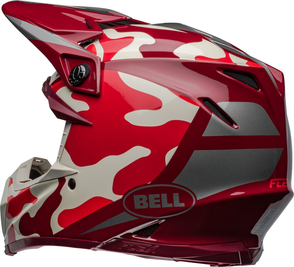 Bell Moto-9S Flex Ferrandis Mechant Casco da motocross bianco/rosso/argento M (57/58) Figura 7