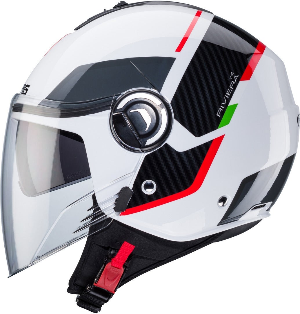 Caberg Riviera V4 X Geo Jet hjelm hvid/sort/rød/grøn S (55/56) Figur 3