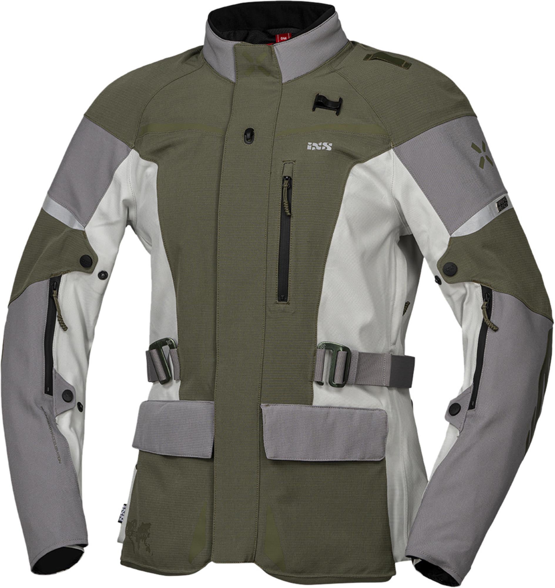 IXS Venture-STX 1.0 imperméable dames moto textile veste Vert/Gris XS Figure 1