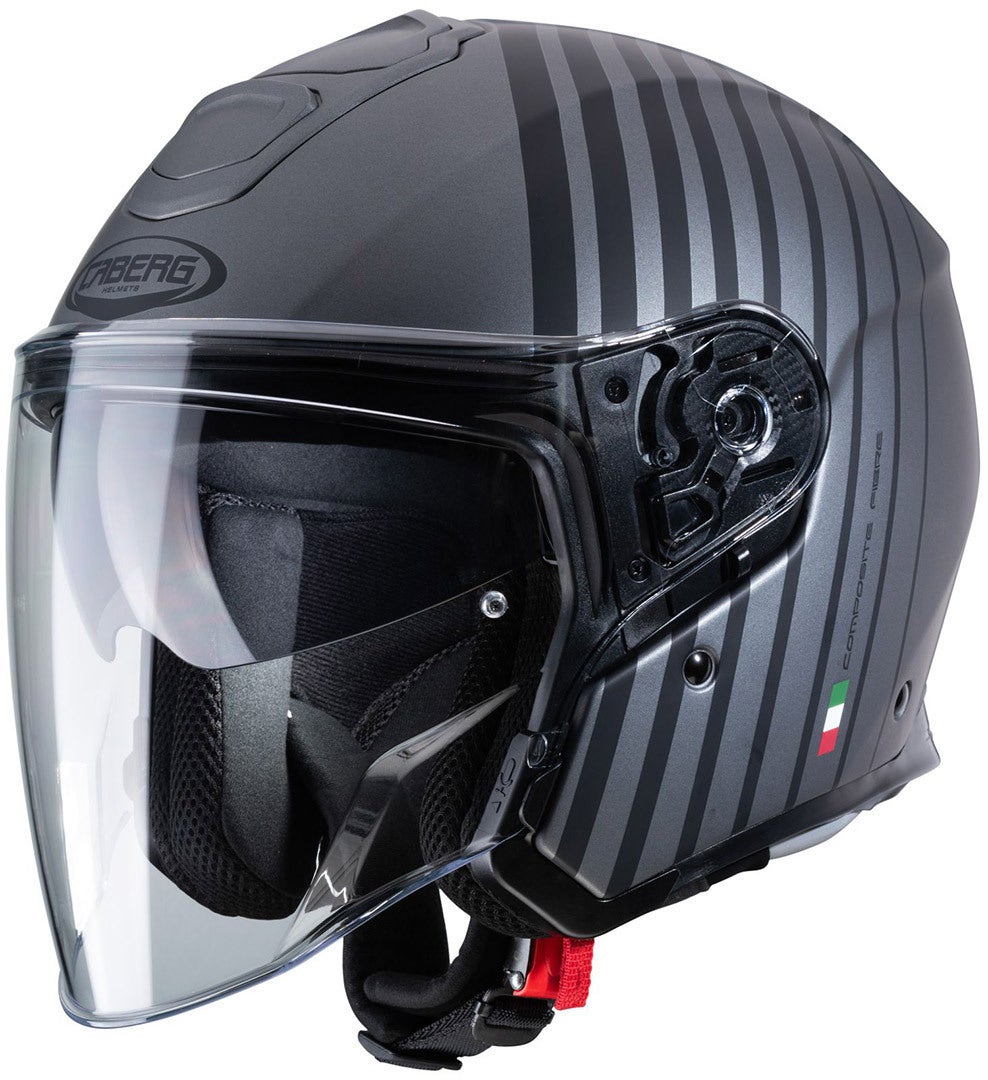Caberg Flyon Bakari Jethelm anthrazit/schwarz XL (61/62) Abbildung 1