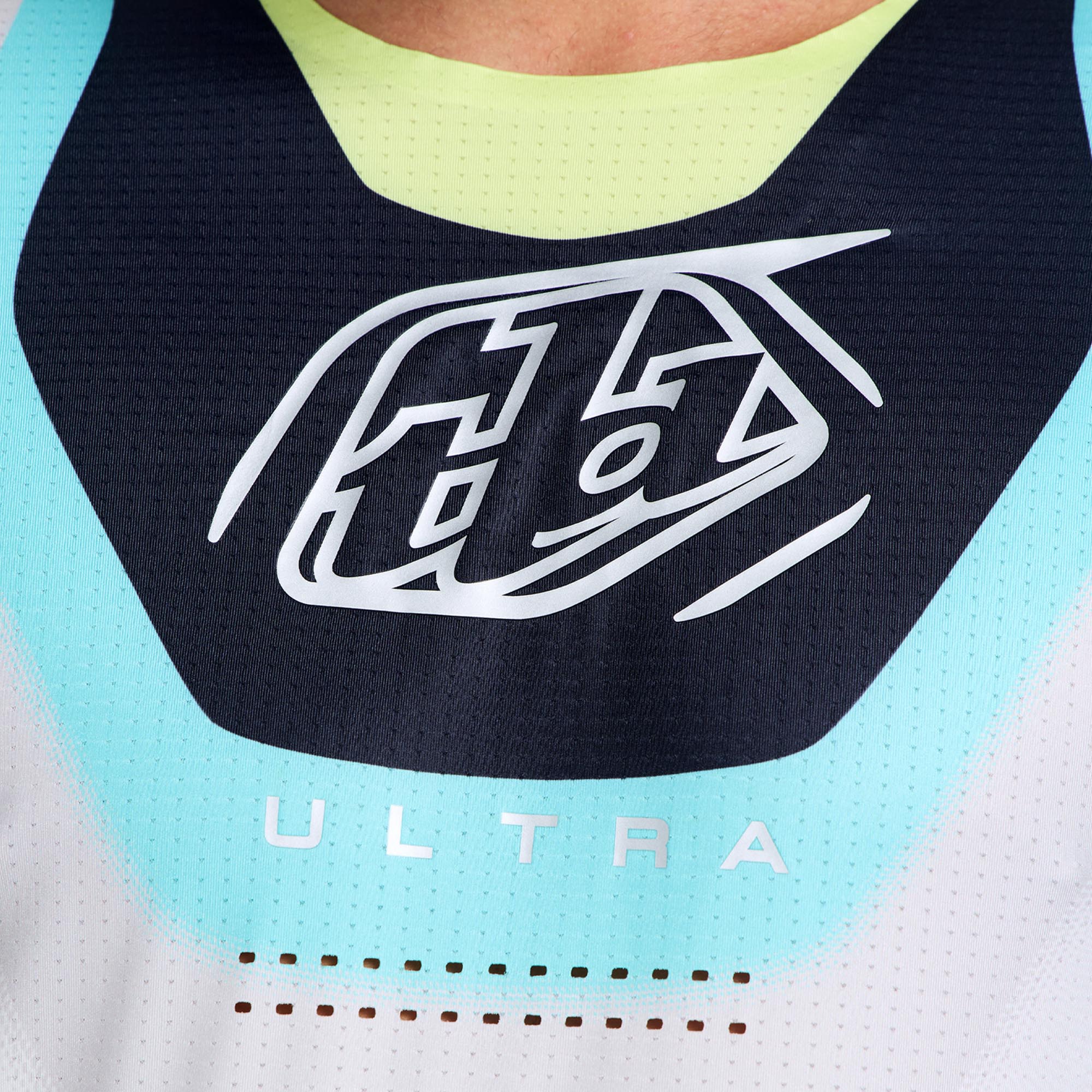 Troy Lee Designs SE Ultra Vision Motocross Jersey weiß/grau XL Abbildung 6