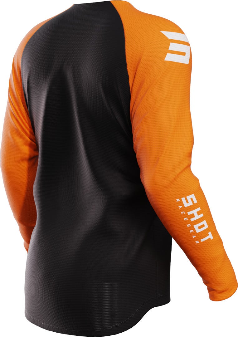 Shot Draw Escape Motocross trøje sort/orange L Figur 2