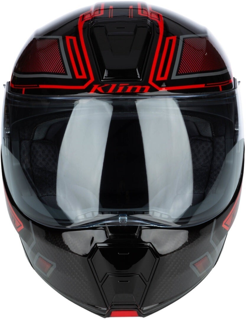 Klim GT1 Expedition Carbon Klapphelm schwarz/rot XS (53/54) Abbildung 5