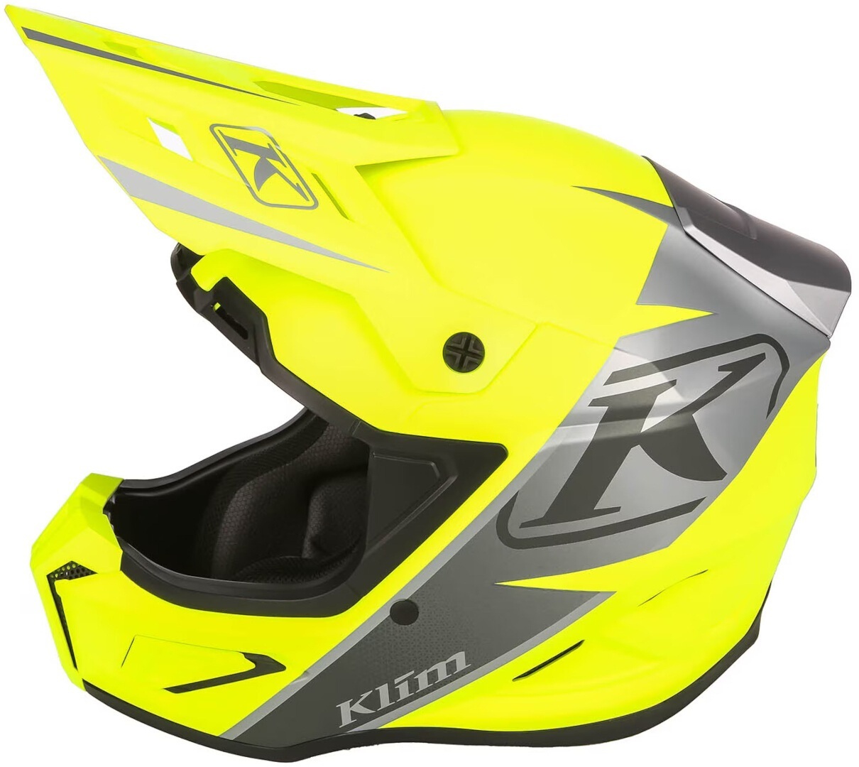 Klim T1 Freeride Cască de snowmobil Galben-neon mat/gri mat XS (54/55) Figura 7