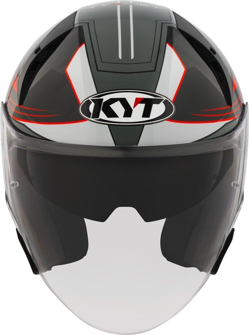 KYT TTR-Jet Led Casco Jet nero/grigio M (57/58) Figura 8