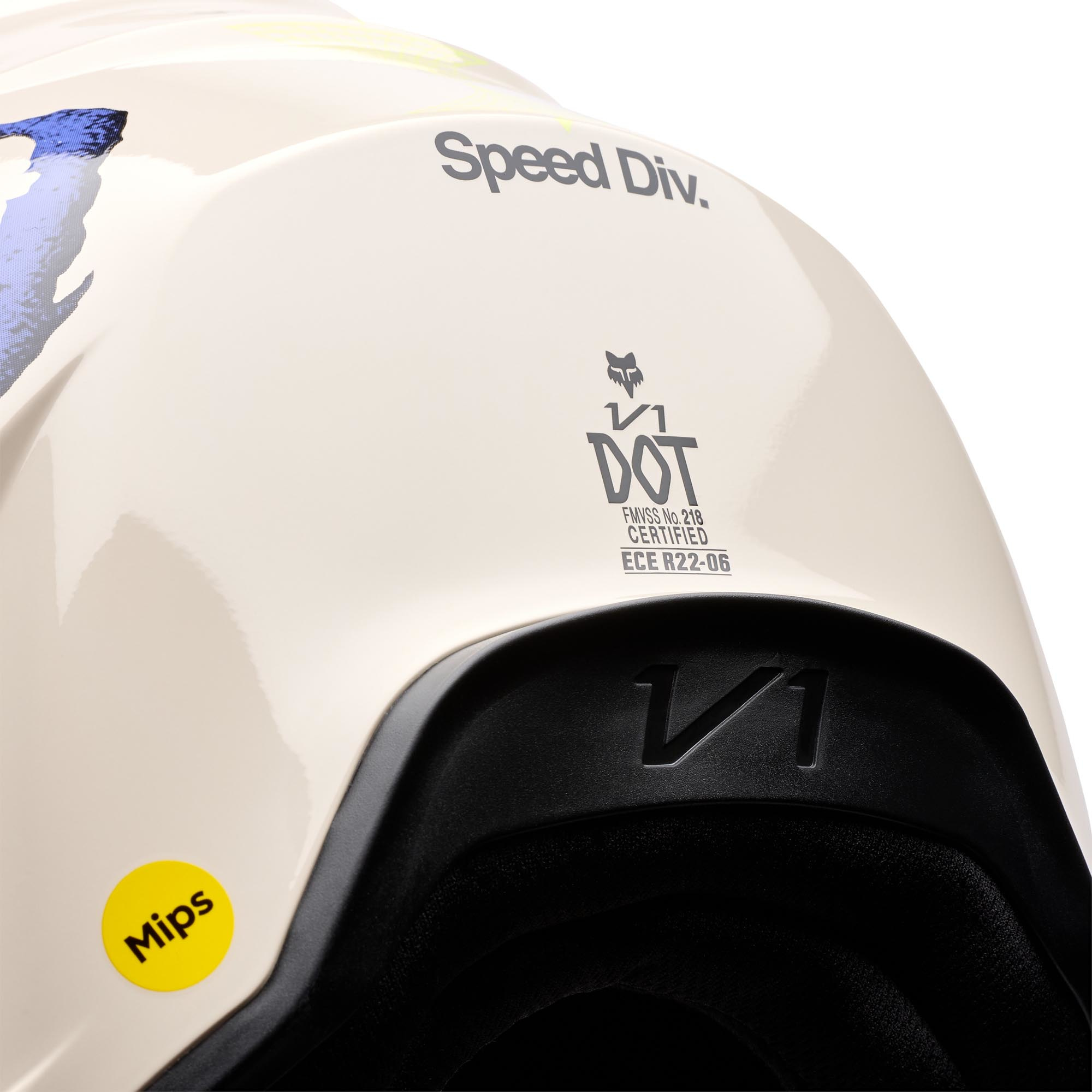 FOX V1 Awareness Limited Edition Motocross Helm XS Abbildung 7