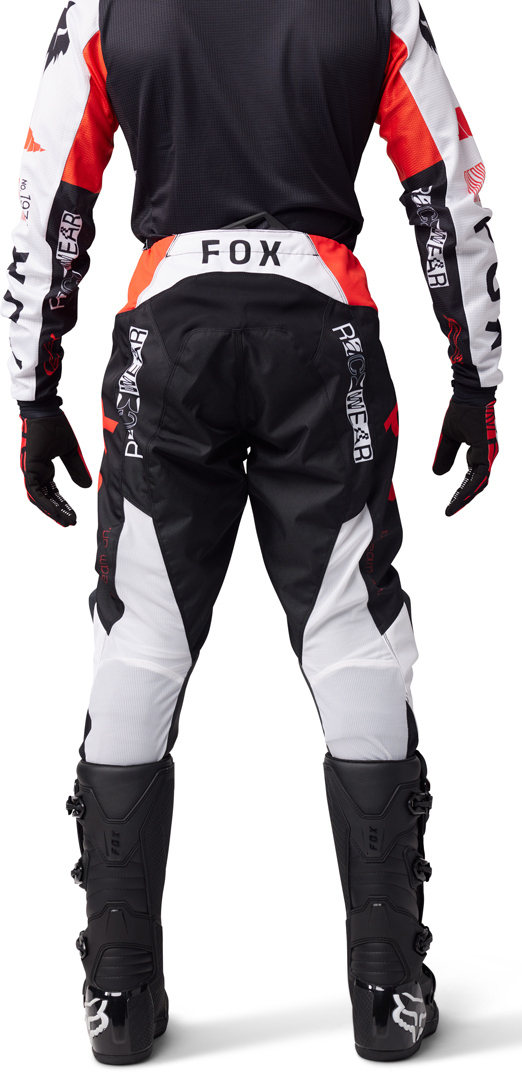 FOX 180 Race Spec Motocross Pants black/white/red 36 Figure 4
