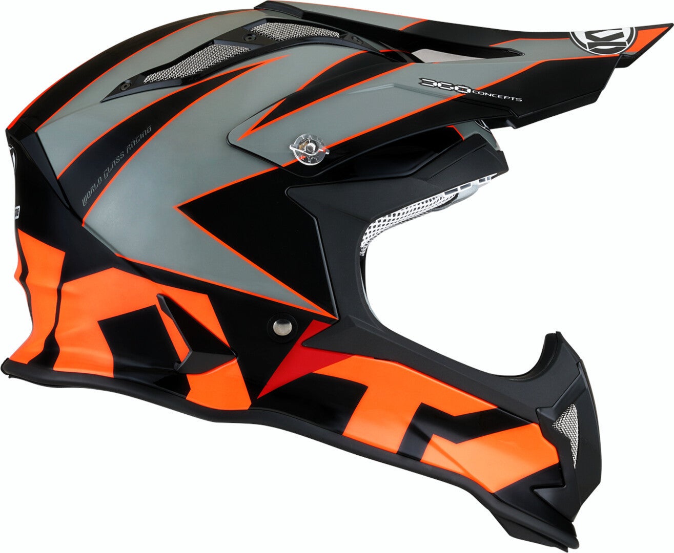 KYT Strike Eagle Blinking Motocross Helm M Abbildung 5