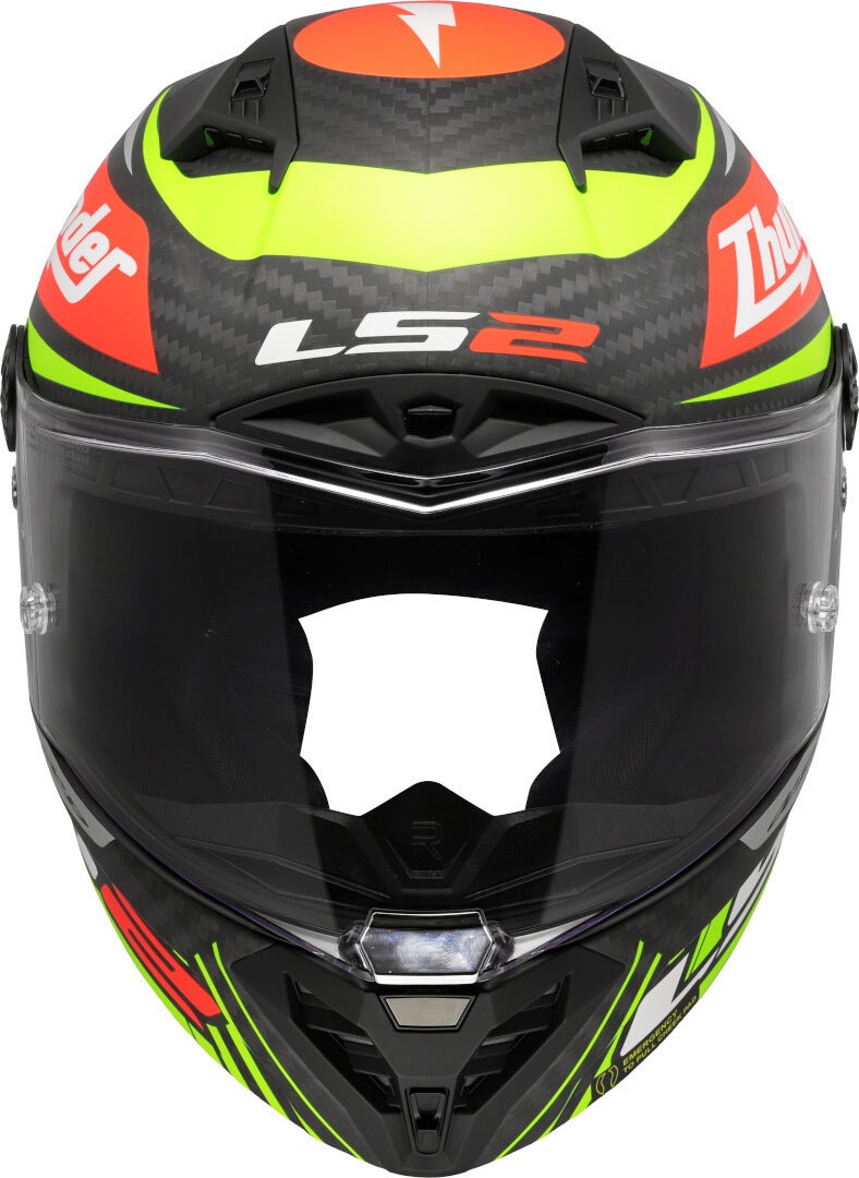 LS2 FF805 Thunder GP Black Replica Carbon Casco XXL (63/64) Figura 8