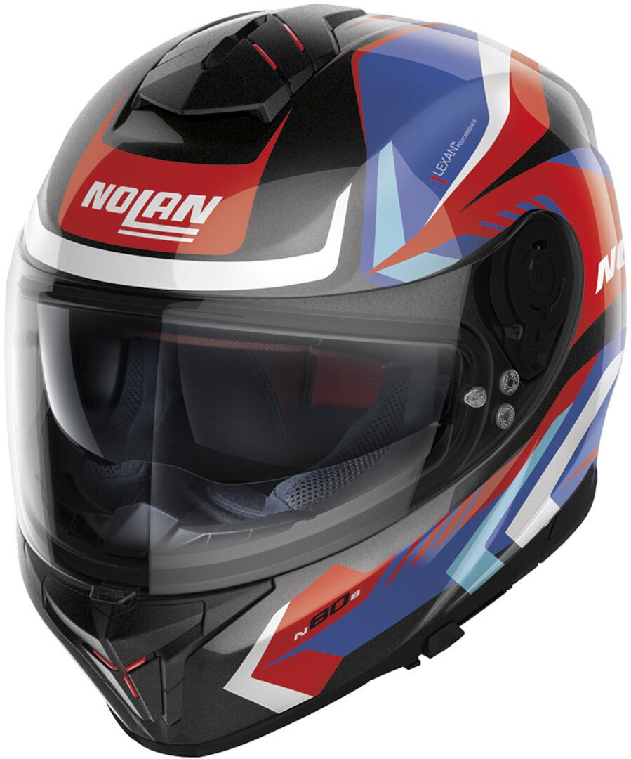 Nolan N80-8 Rumble N-Com Helmet black/red/blue L (60/61) Figure 1
