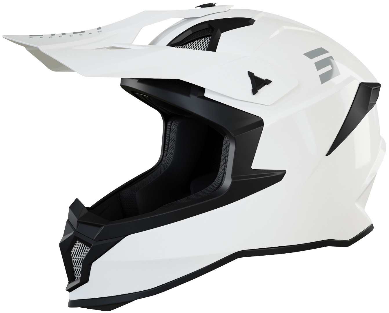 Shot Lite Solid 2.0 Casco de Motocross Blanco S (55/56) Figura 1
