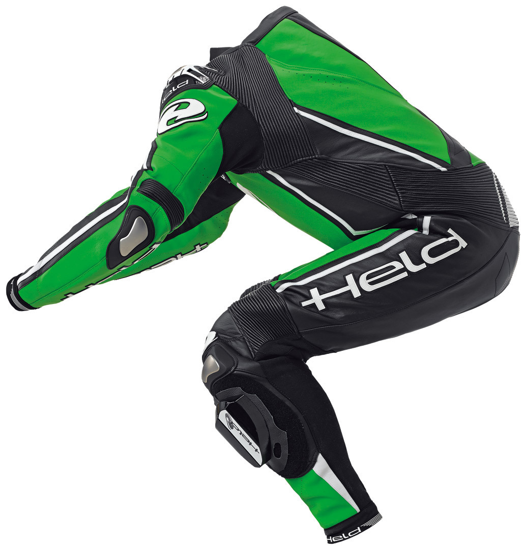 Held Full Speed One Piece Motorcycle Leather Suit black/green 60 Figure 2
