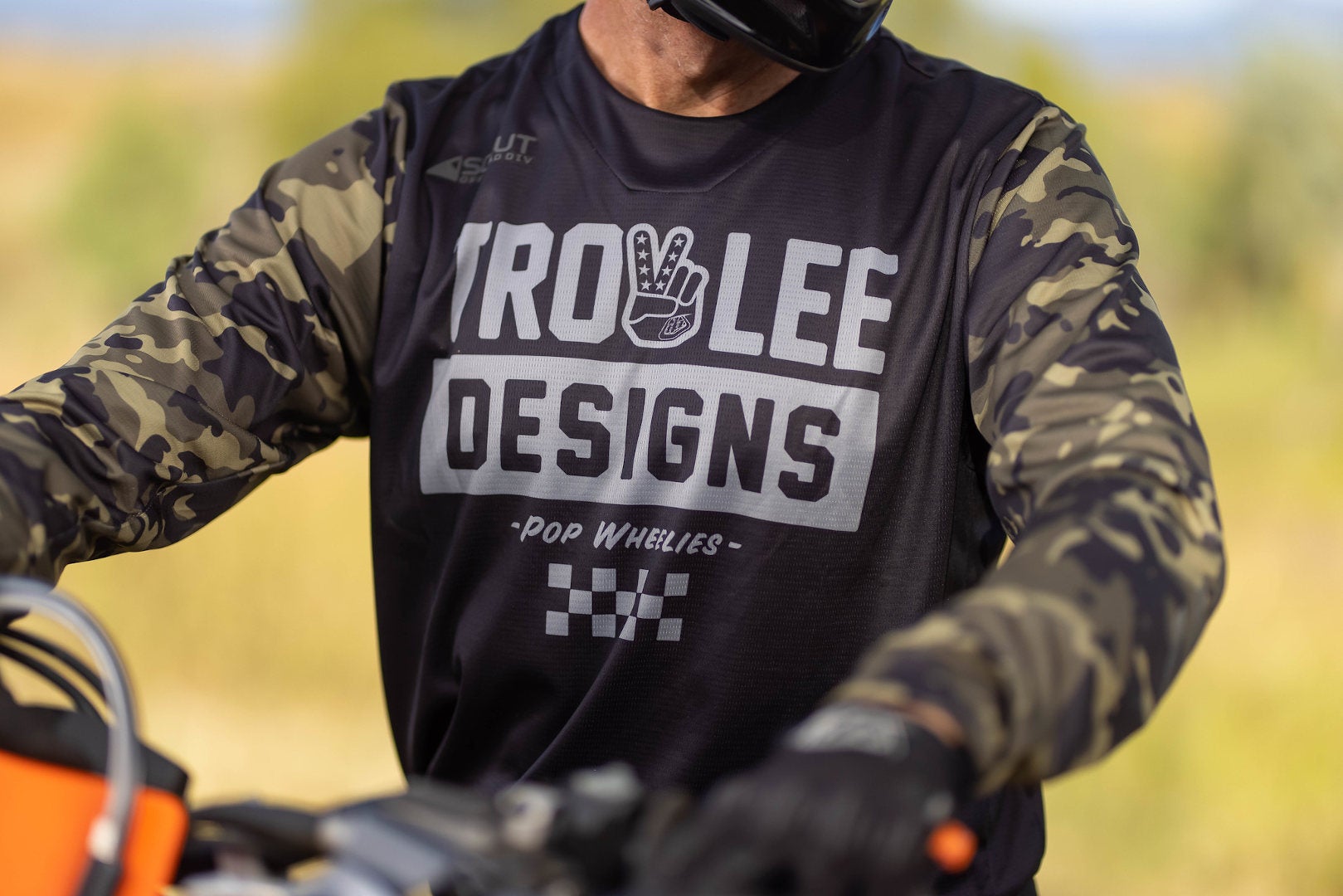 Troy Lee Designs Scout GP Peace & Wheelies Camo Motocross Jersey XS Figur 3