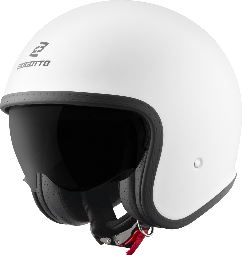 Bogotto H589 Solid Jethelm weiß matt S Abbildung 2