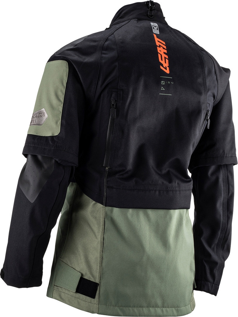 Leatt 4.5 HydraDri Jachetă impermeabilă de motocross Negru/Verde XL Figura 2