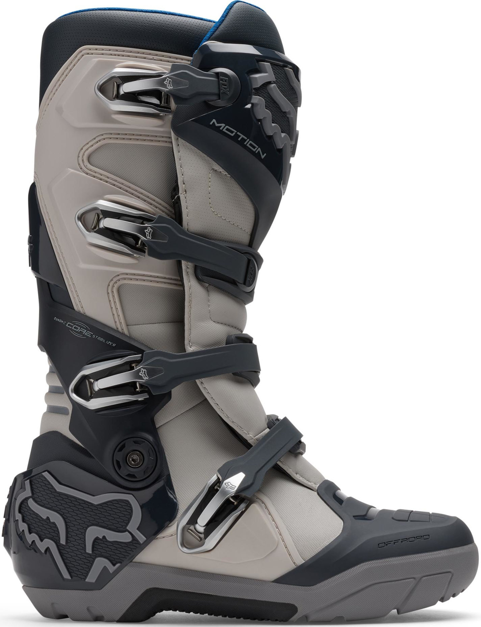 FOX Motion X Bottes de motocross imperméables Sable/Noir 9 Figure 2