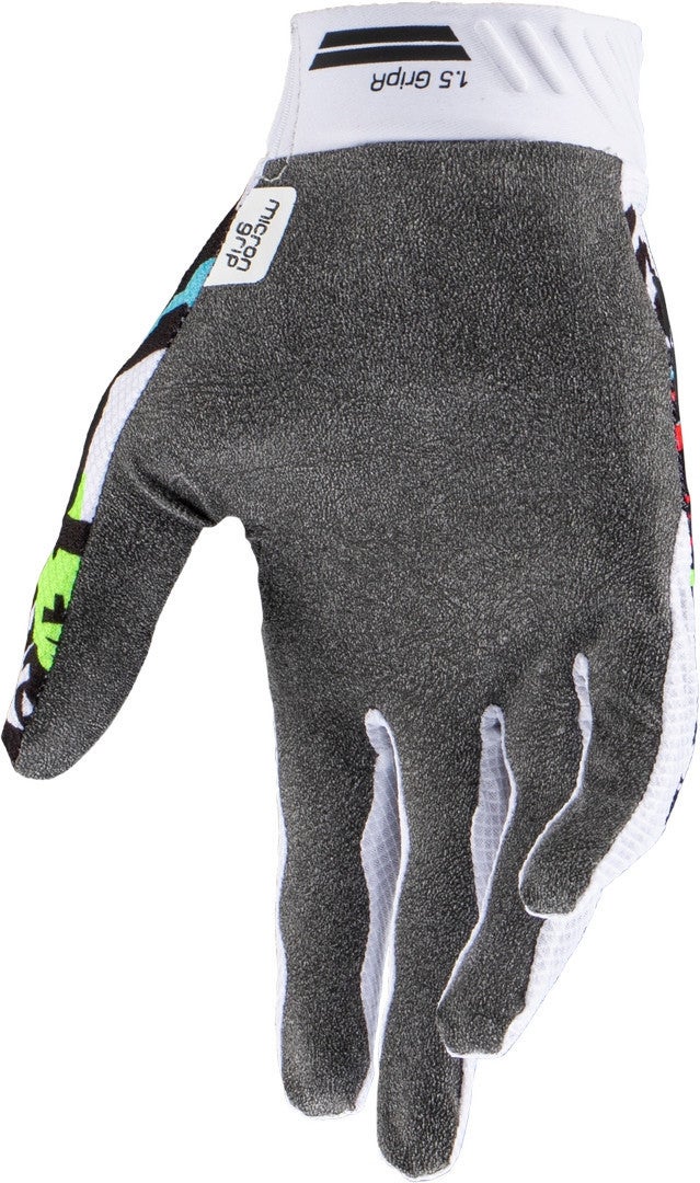 Leatt 1.5 GripR Zebra Motocross Handsker til børn S Figur 2