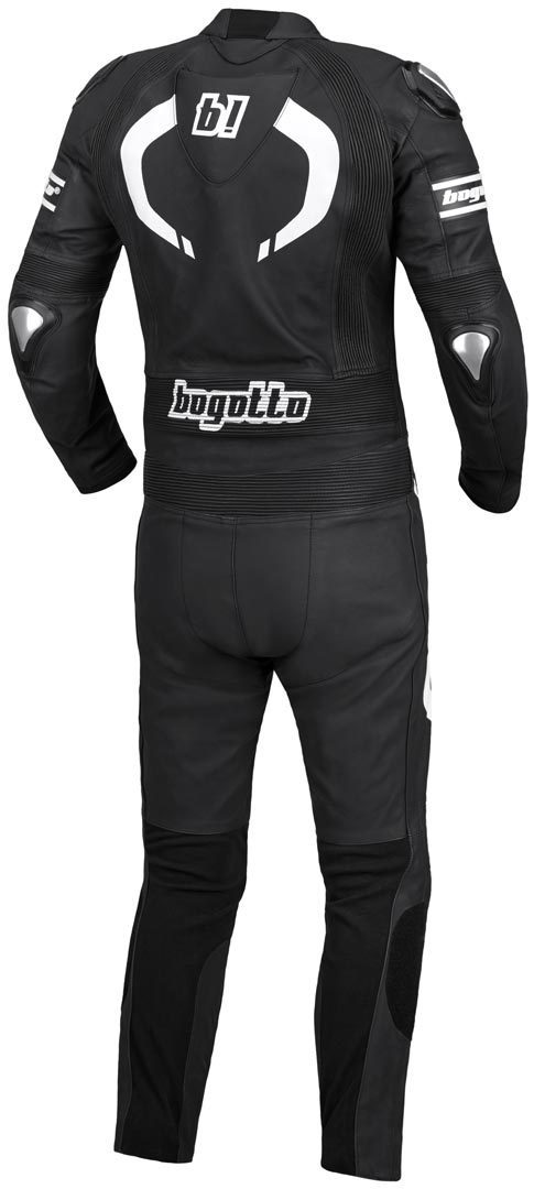 Bogotto Assen Two Piece Motorcycle Leather Suit black/white 52 Figure 2