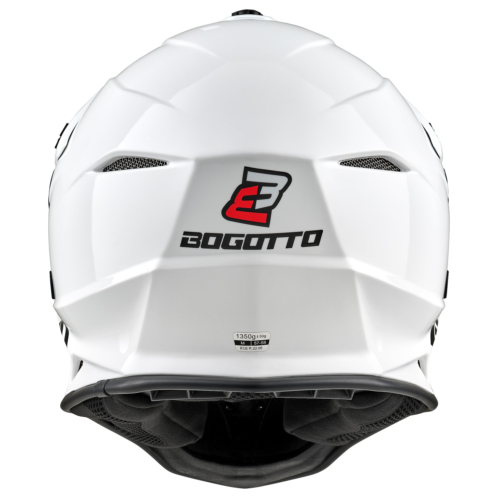 Bogotto H337 MX Motocross Helm weiß XL (61/62) Abbildung 4