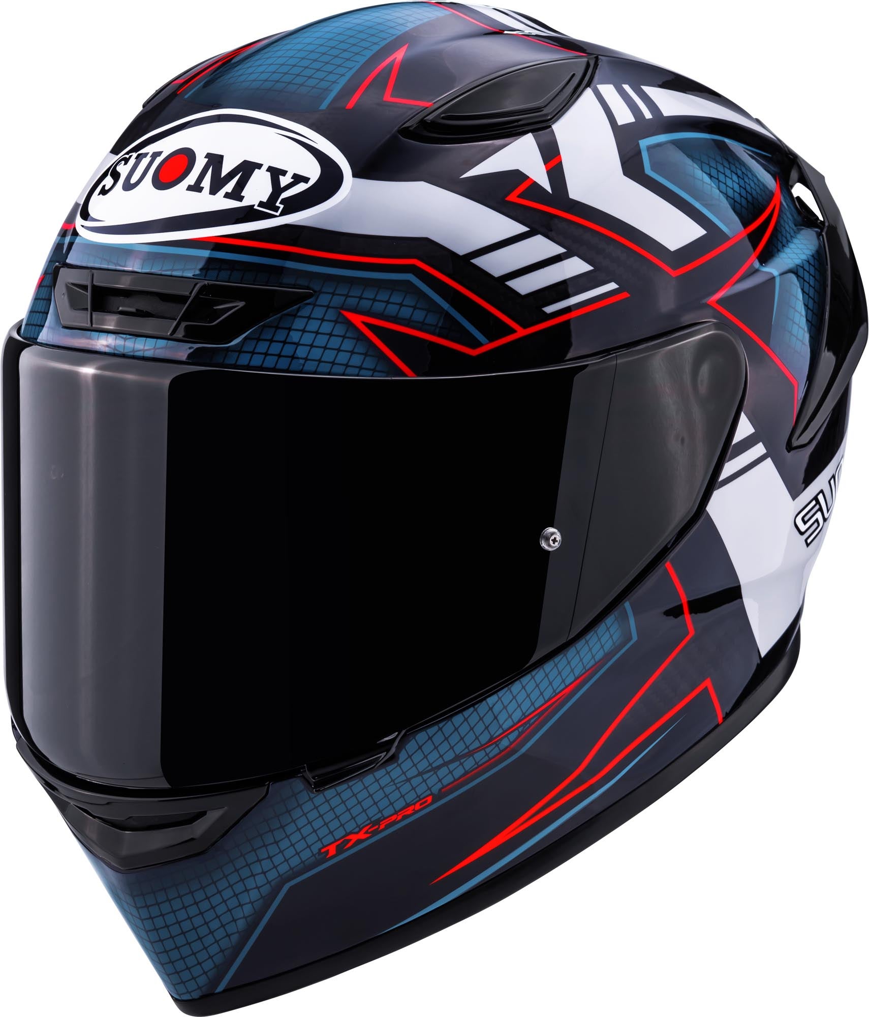 Suomy TX-Pro Flawless Capacete azul escuro/branco L (59/60) Figura 1