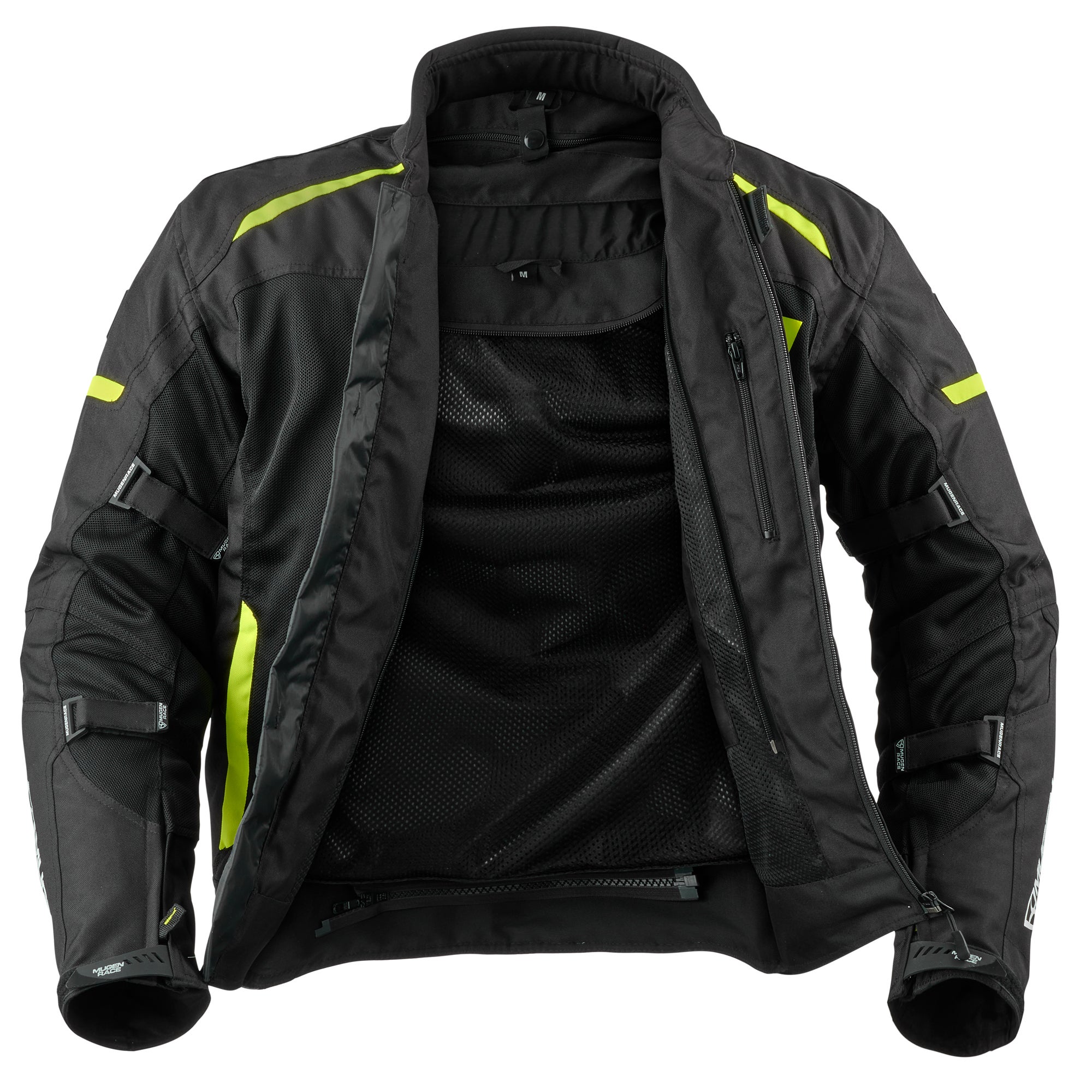 Side view of MUGENRACE Fuggire-A Motorcycle Textile Jacket