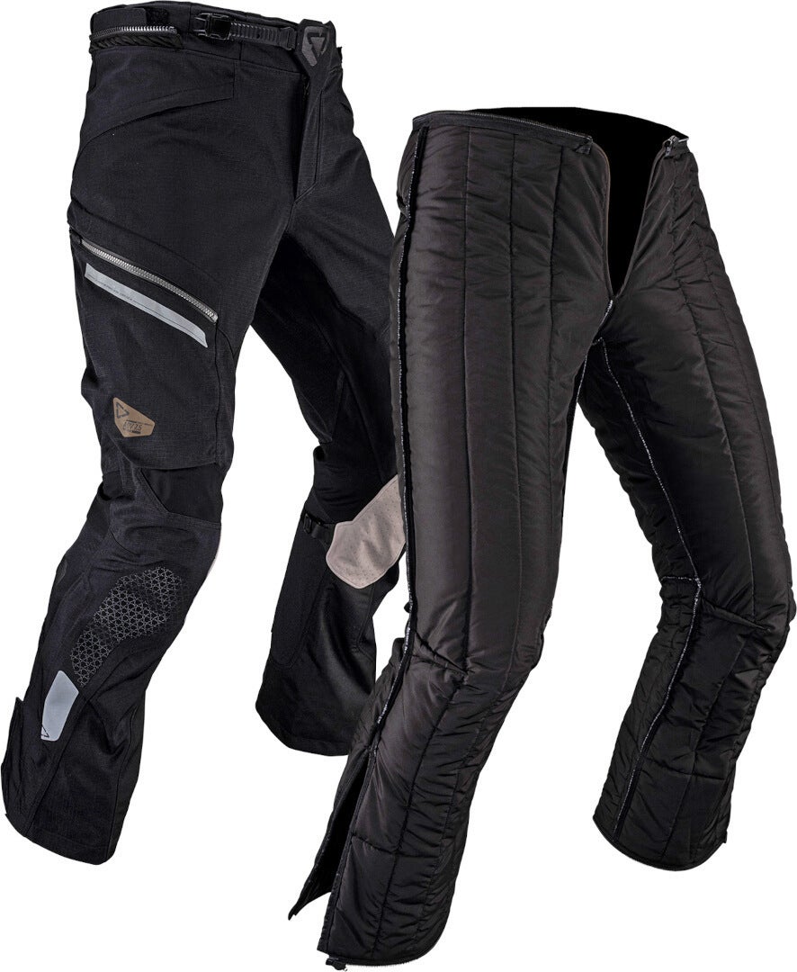 Leatt ADV DriTour 7.5 waterproof Motorcycle Textile Pants dark grey Short XXL Figure 2