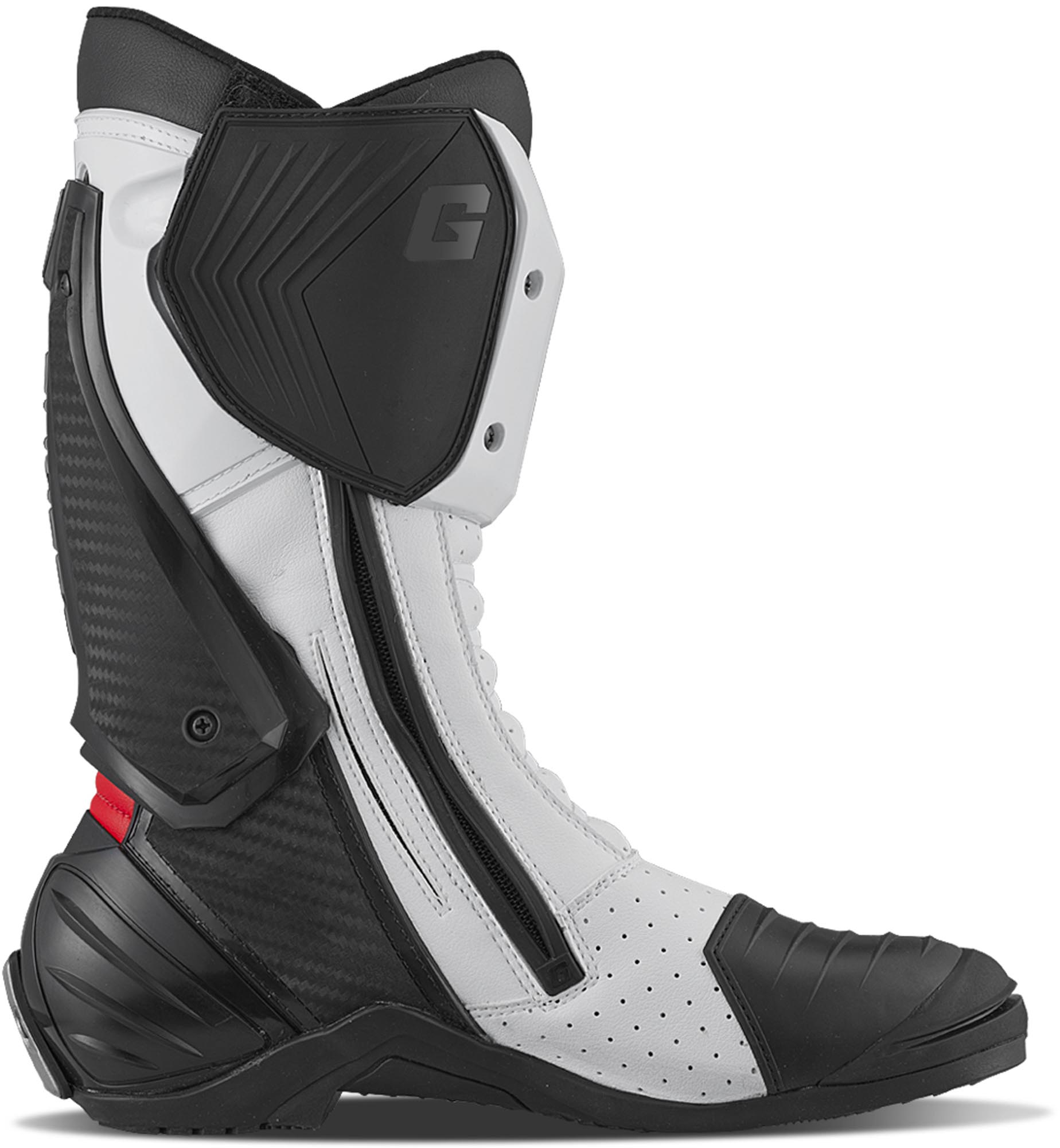 Gaerne GP1 LS Air Botas de Motocicleta branco/vermelho 42 Figura 3