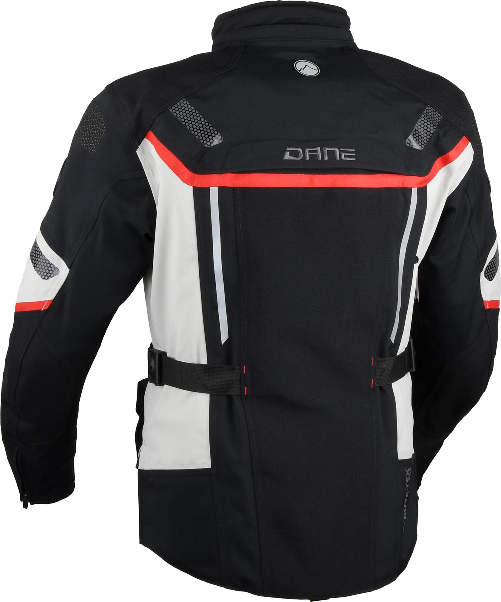 DANE Nimbus 3 Gore-Tex Pro waterproof Motorcycle Jacket black/grey/red 4XL Figure 2