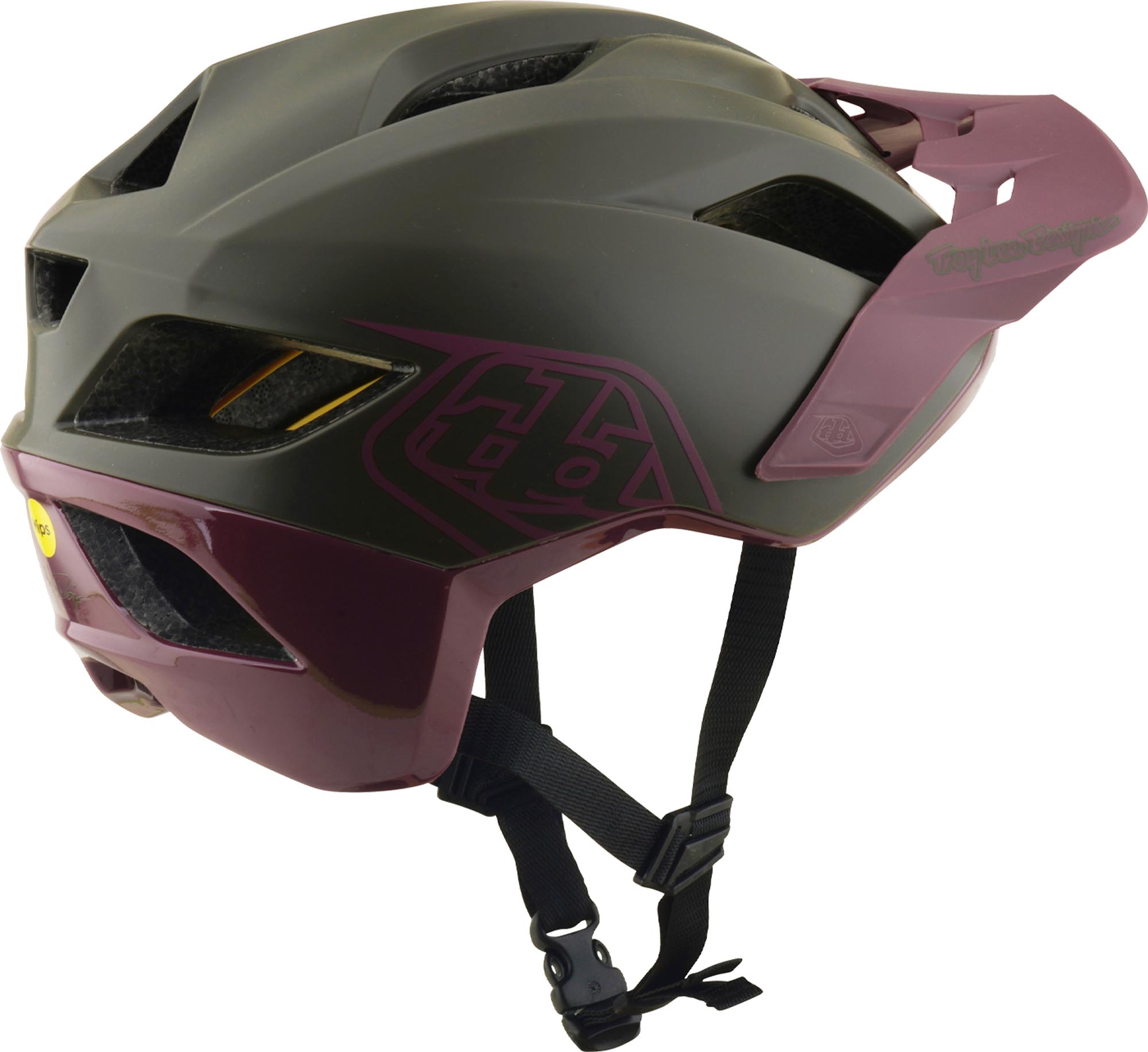 Troy Lee Designs Mips Flowline Point Cască de bicicletă Olive matt XL-XXL (60/63) Figura 4