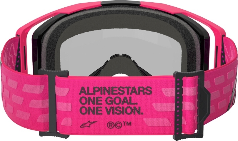 Alpinestars Vision 8 Corp Mirror Stripes Ochelari de motocross roz Figura 4