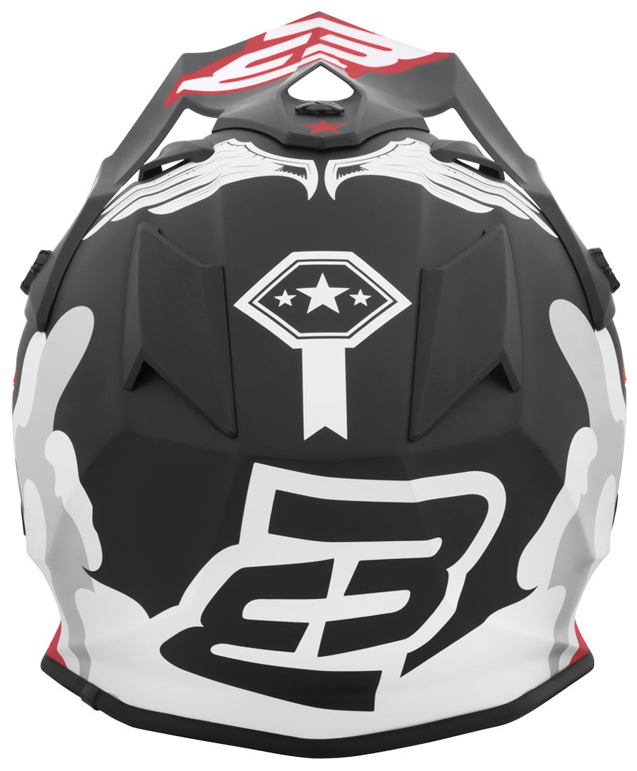 Bogotto V328 Camo Motocross Helm schwarz/weiß/rot 2XL Abbildung 2