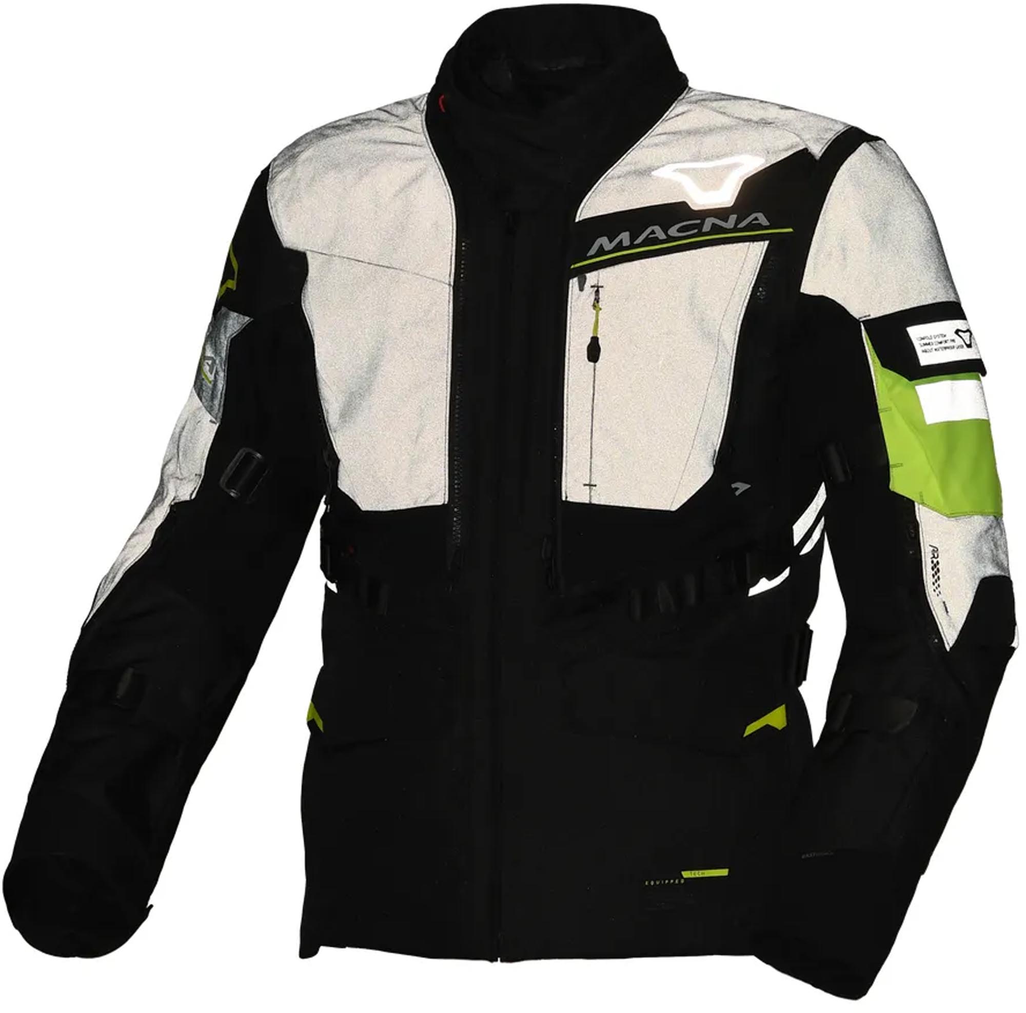 Macna Flexodus NightEye Veste textile moto imperméable XL Figure 3