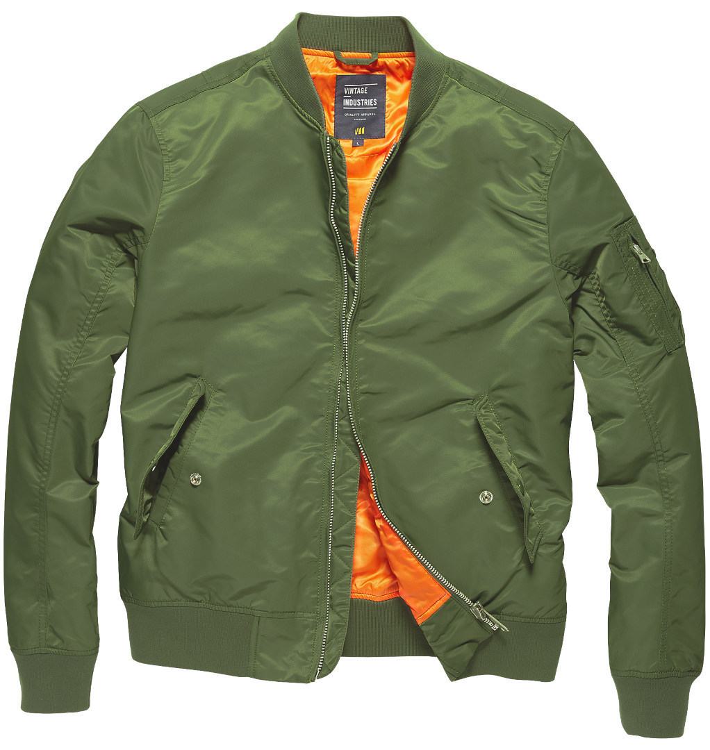 Vintage Industries Welder MA1 Jacket olive L Figure 1