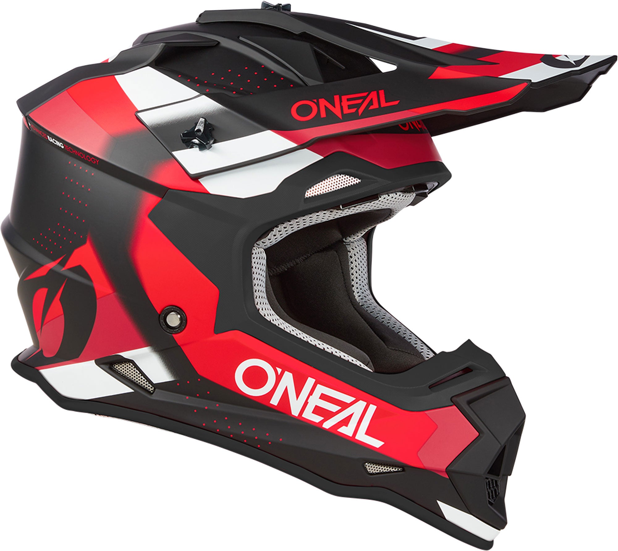 Oneal 2Series Spyde V23 Casco Motocross nero/rosso/bianco L (59/60) Figura 2