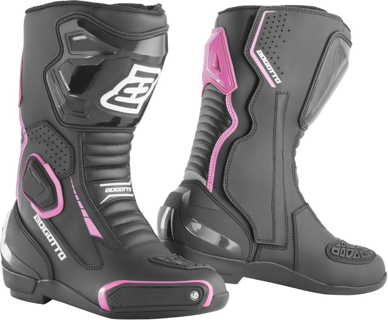 Bogotto Carta Race – Perforierte Motorradstiefel für Damen